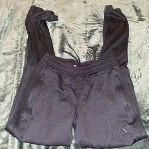 Black adidas soccer pants